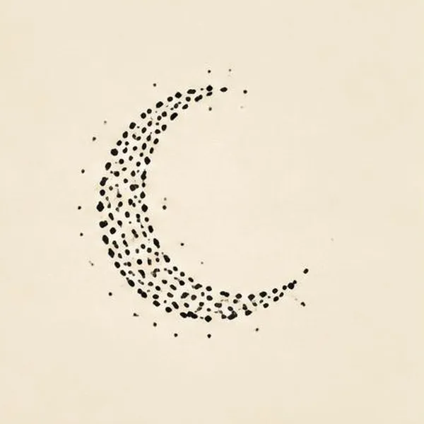 AI-illustrerat exempel för Handpoke: Handdriven tatuering utan elektrisk tatueringsmaskin.