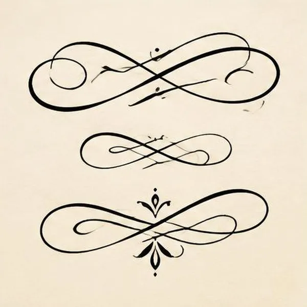 AI-illustrerat exempel för Lettering / Script: Bokstäver och typografi som tatueringens huvudmotiv.