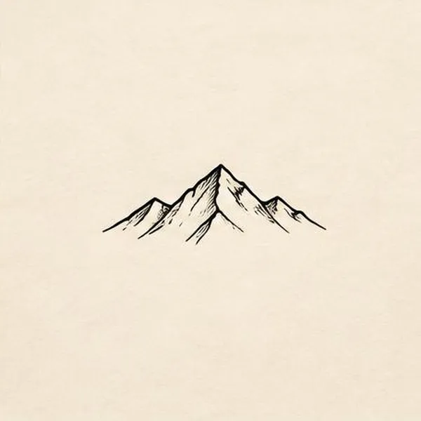 AI-illustrerat exempel för Minimalist: Få element och avskalade former.