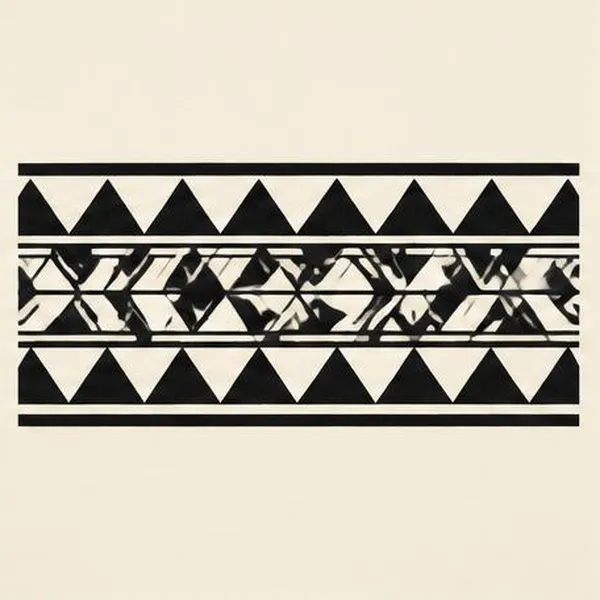 AI-illustrerat exempel för Polynesian: Samlingsbegrepp för olika polynesiska tatueringstraditioner.